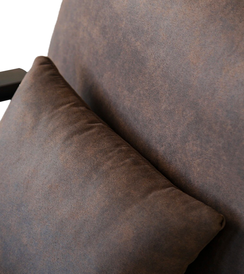 AN302 Jednokřeslo železná pohovka v retro průmyslovém stylu